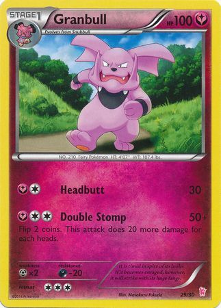 Granbull (29/30) [XY: Trainer Kit - Sylveon] | Galactic Gamez