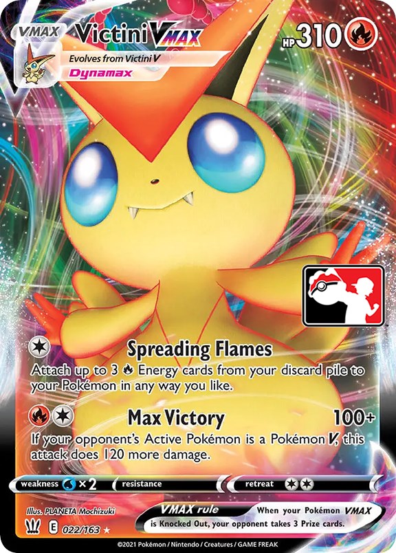 Victini VMAX (022/163) [Prize Pack Series One] | Galactic Gamez