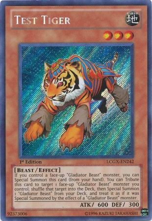 Test Tiger [LCGX-EN242] Secret Rare | Galactic Gamez