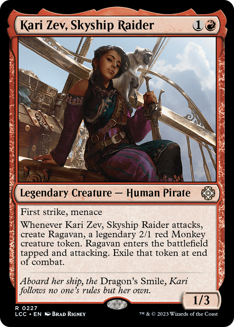 Kari Zev, Skyship Raider [The Lost Caverns of Ixalan Commander] | Galactic Gamez