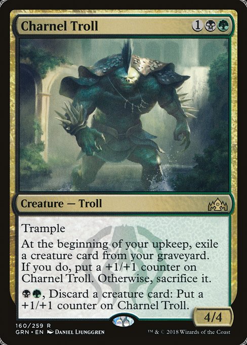 Charnel Troll [Guilds of Ravnica] | Galactic Gamez