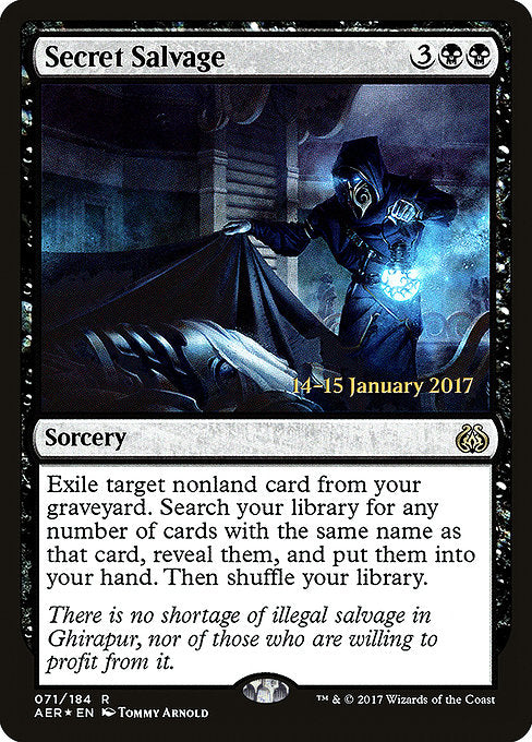 Secret Salvage [Aether Revolt Promos] | Galactic Gamez