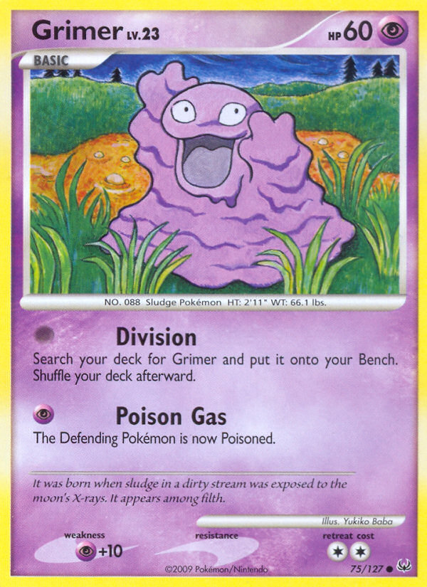 Grimer (75/127) [Platinum: Base Set] | Galactic Gamez