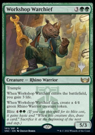 Workshop Warchief (Promo Pack) [Streets of New Capenna Promos] | Galactic Gamez