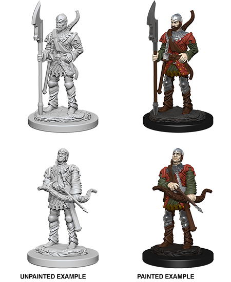 Pathfinder Battles Unpainted Minis - Town Guards | Galactic Gamez