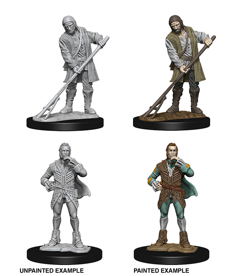 Pathfinder Battles Unpainted Minis - Towns People (Farmer/Aristocrat) | Galactic Gamez