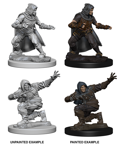 Pathfinder Battles Unpainted Minis - Human Male Rogue | Galactic Gamez