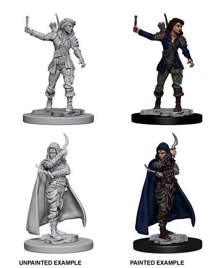 Pathfinder Battles Unpainted Minis - Human Female Rogue | Galactic Gamez