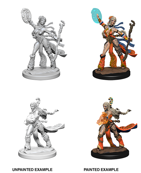 Pathfinder Battles Unpainted Minis - Human Female Sorcerer | Galactic Gamez