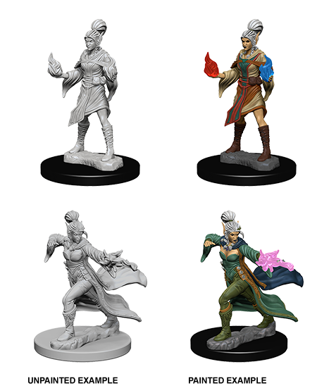 Pathfinder Battles Unpainted Minis - Elf Female Sorcerer | Galactic Gamez