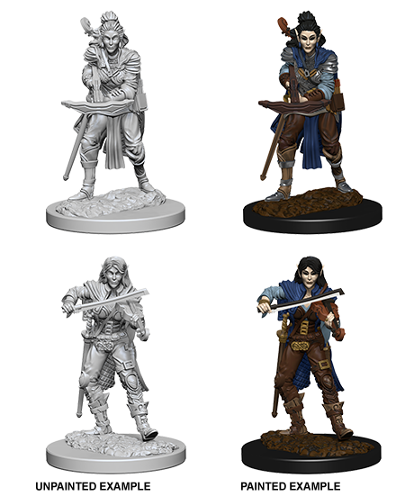 Pathfinder Battles Unpainted Minis - Elf Female Bard | Galactic Gamez