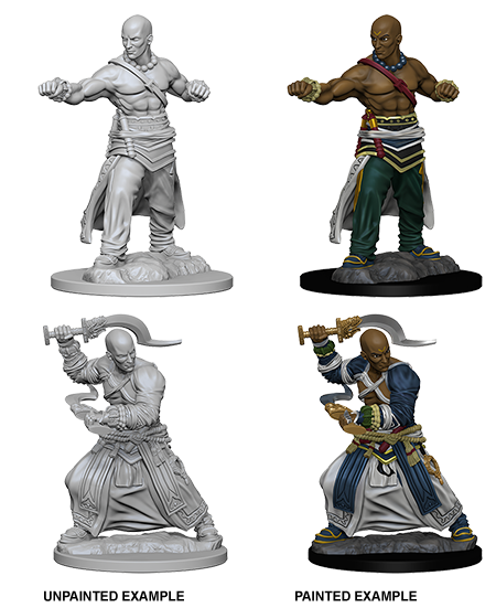 Pathfinder Battles Unpainted Minis - Human Male Monk | Galactic Gamez