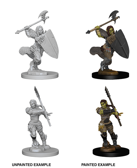 Pathfinder Battles Unpainted Minis - Half-Orc Female Barbarian | Galactic Gamez