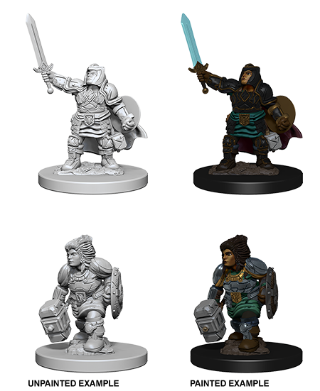 D&D Nolzur's Marvelous Miniatures: Dwarf Paladin | Galactic Gamez