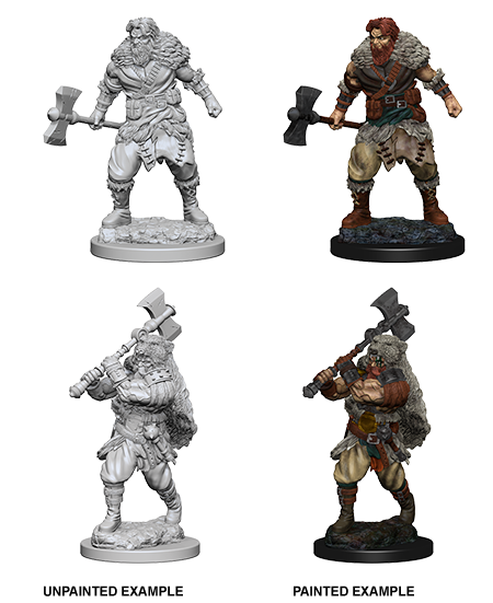 D&D Nolzur's Marvelous Miniatures: Human Barbarian | Galactic Gamez