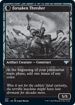 Foreboding Statue // Forsaken Thresher [Innistrad: Double Feature] | Galactic Gamez