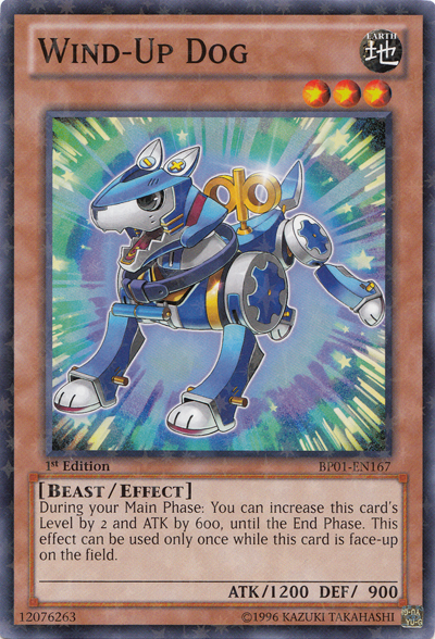 Wind-Up Dog [BP01-EN167] Starfoil Rare | Galactic Gamez