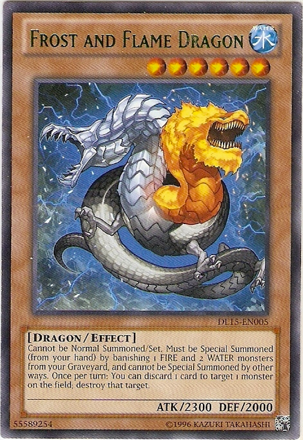 Frost and Flame Dragon (Green) [DL15-EN005] Rare | Galactic Gamez