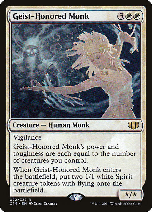 Geist-Honored Monk [Commander 2014] | Galactic Gamez