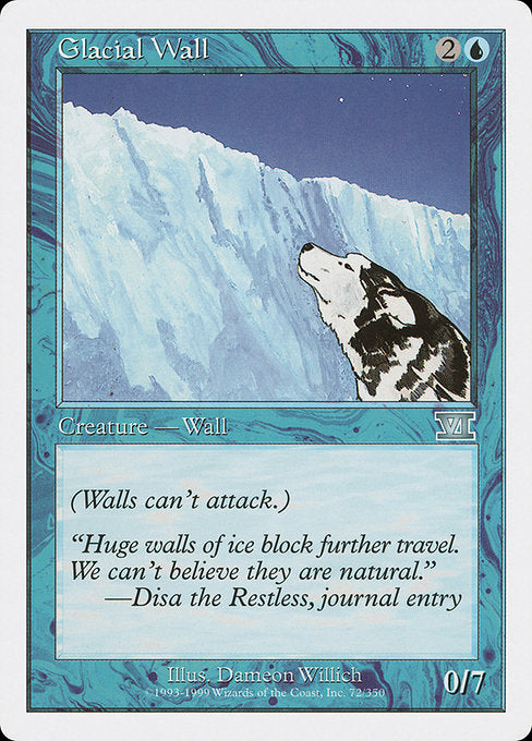 Glacial Wall [Classic Sixth Edition] | Galactic Gamez