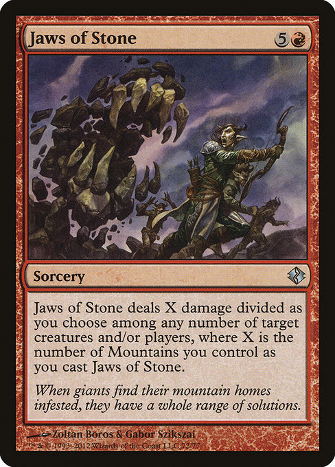 Jaws of Stone [Duel Decks: Venser vs. Koth] | Galactic Gamez