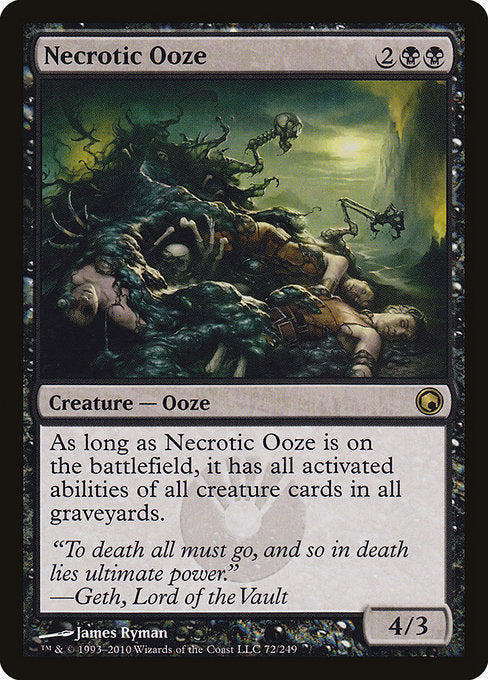 Necrotic Ooze [Scars of Mirrodin] | Galactic Gamez