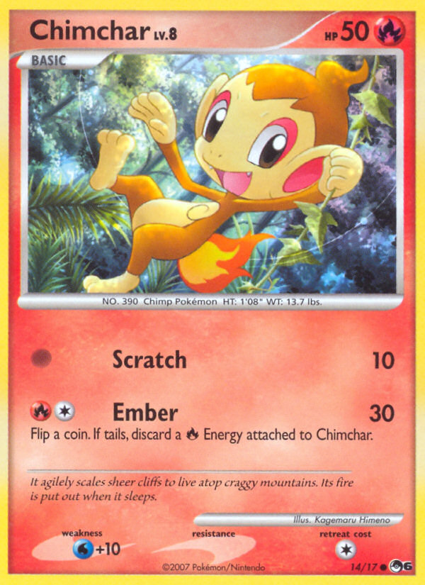 Chimchar (14/17) [POP Series 6] | Galactic Gamez