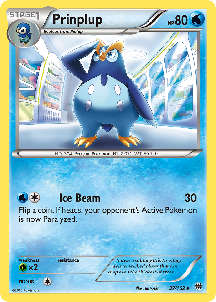 Prinplup (37/162) [XY: BREAKthrough] | Galactic Gamez