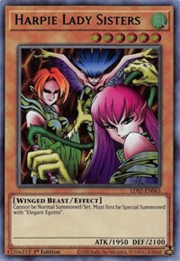 Harpie Lady Sisters (Green) [LDS2-EN065] Ultra Rare | Galactic Gamez