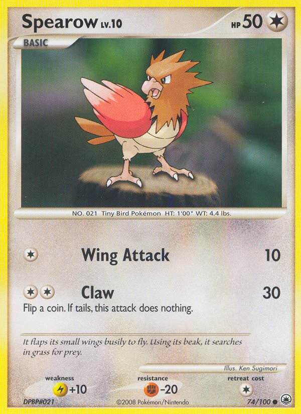 Spearow (74/100) [Diamond & Pearl: Majestic Dawn] | Galactic Gamez