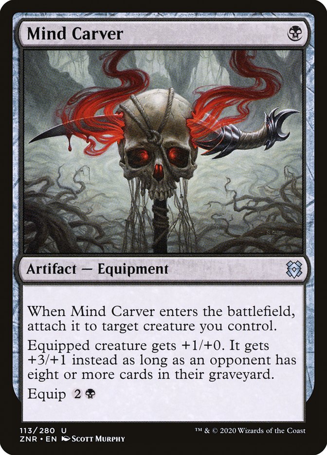 Mind Carver [Zendikar Rising] | Galactic Gamez