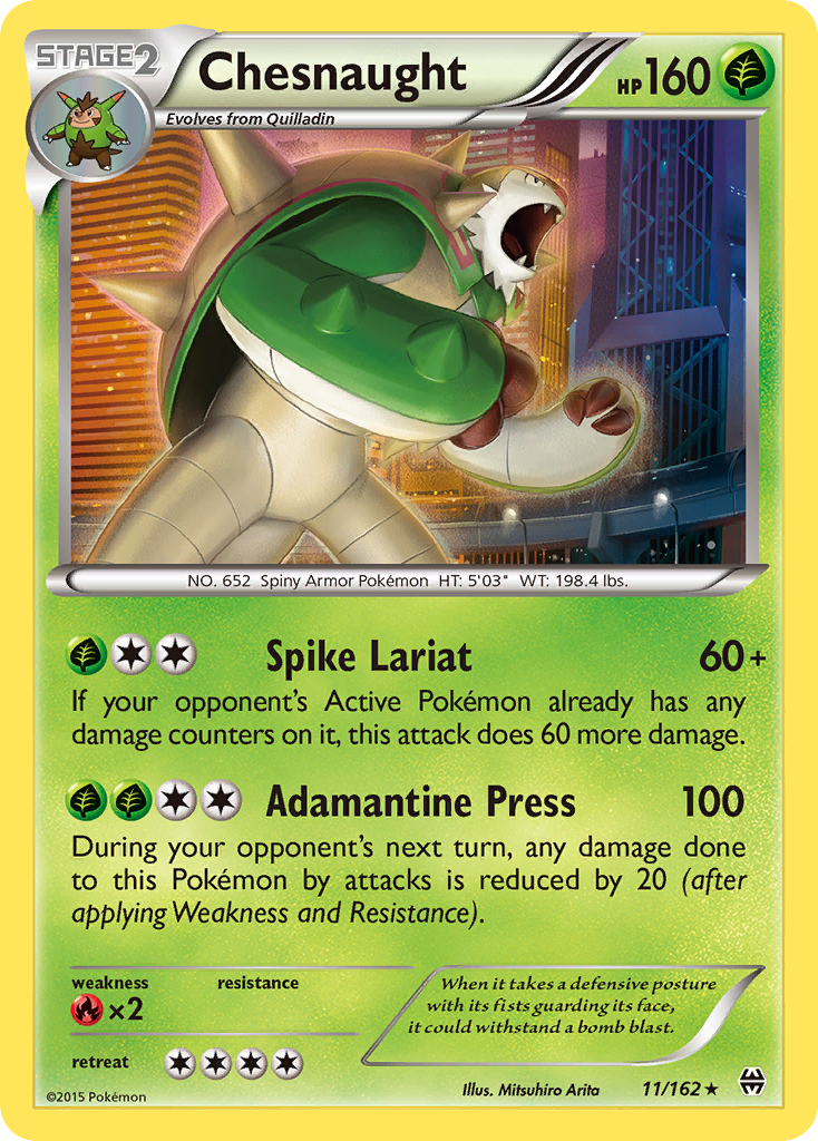 Chesnaught (11/162) [XY: BREAKthrough] | Galactic Gamez