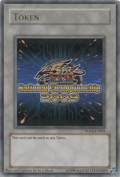 Yu-Gi-Oh 5D's 2009 National Championship Token [TKN4-EN001] Ultra Rare | Galactic Gamez