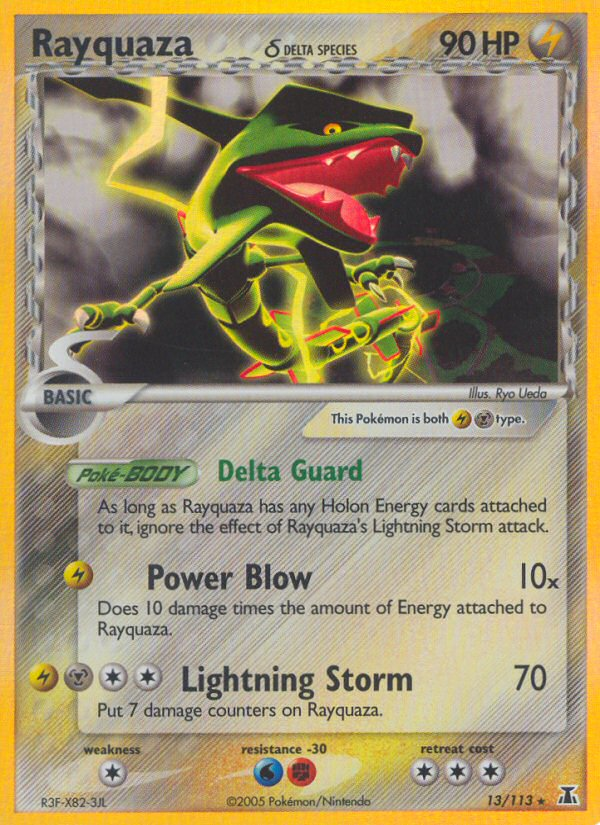 Rayquaza (13/113) (Delta Species) [EX: Delta Species] | Galactic Gamez