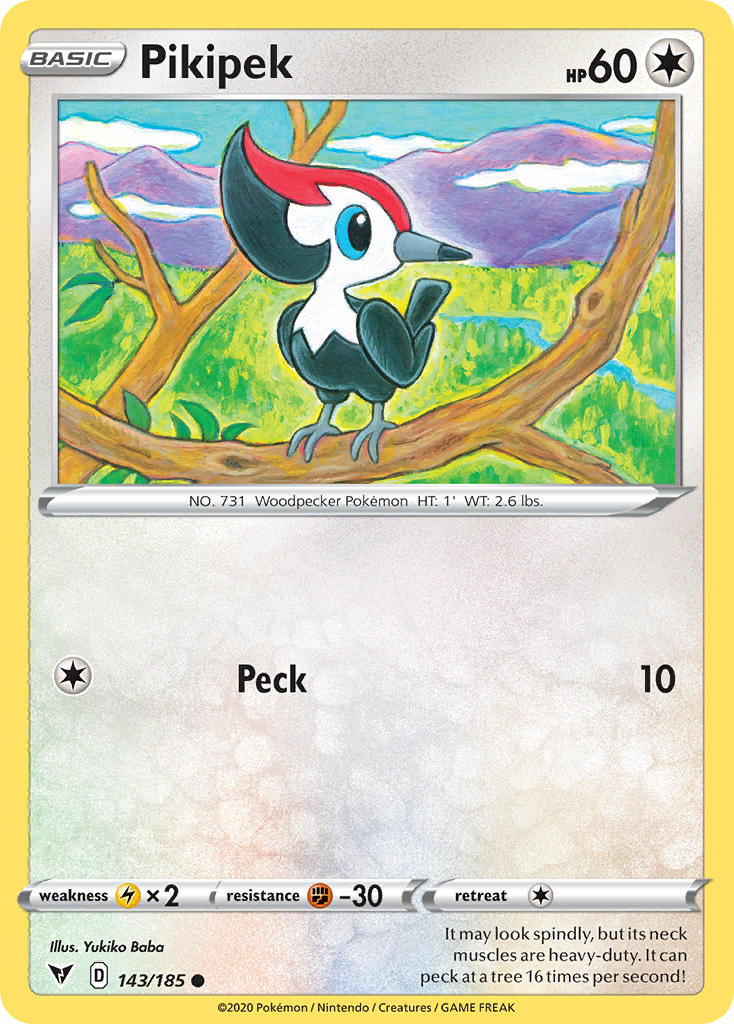 Pikipek (143/185) [Sword & Shield: Vivid Voltage] | Galactic Gamez