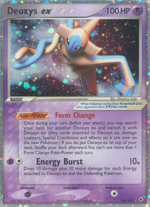 Deoxys ex (97/107) [EX: Deoxys] | Galactic Gamez