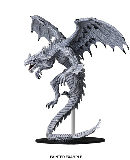 Pathfinder Battles Unpainted Minis - Gargantuan White Dragon | Galactic Gamez