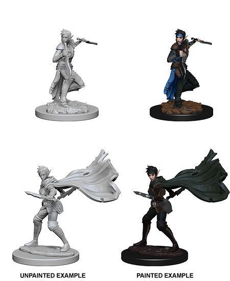 Pathfinder Battles Unpainted Minis - Elf Female Rogue | Galactic Gamez