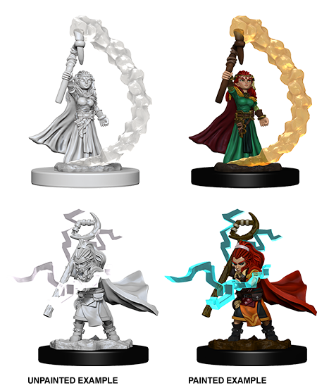 Pathfinder Battles Unpainted Minis - Gnome Female Sorcerer | Galactic Gamez