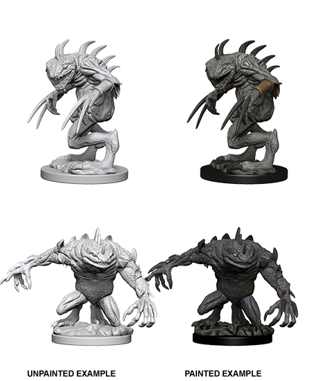 D&D Nolzur's Marvelous Miniatures: Gray Slaad & Death Slaad | Galactic Gamez