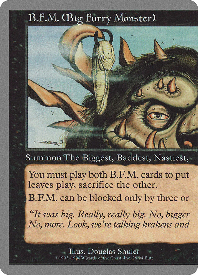 B.F.M. (Big Furry Monster) (28/94) [Unglued] | Galactic Gamez