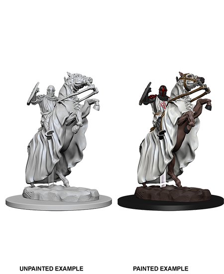 Pathfinder Battles Unpainted Minis - Knight On Horse | Galactic Gamez