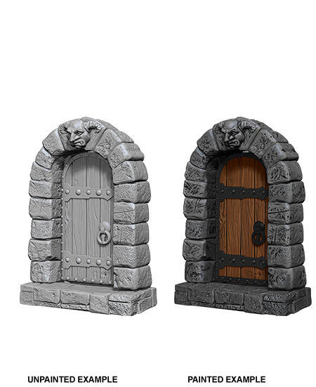 Pathfinder Battles Unpainted Minis - Doors | Galactic Gamez