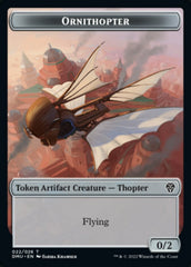 Phyrexian // Ornithopter Double-sided Token [Dominaria United Tokens] | Galactic Gamez