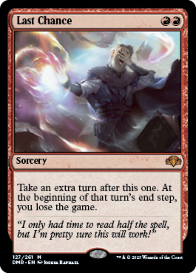 Last Chance [Dominaria Remastered] | Galactic Gamez