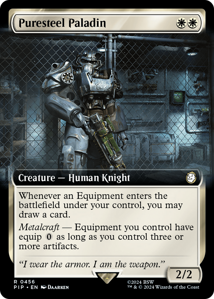 Puresteel Paladin (Extended Art) [Fallout] | Galactic Gamez