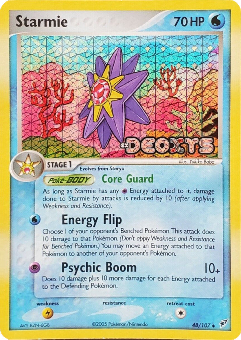 Starmie (48/107) (Stamped) [EX: Deoxys] | Galactic Gamez