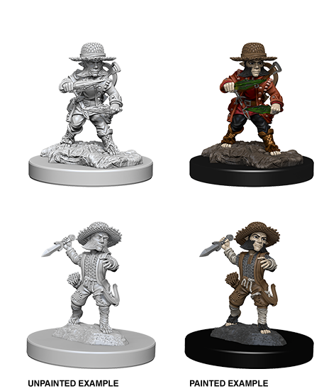 Pathfinder Battles Unpainted Minis - Male Halfling Rogue | Galactic Gamez