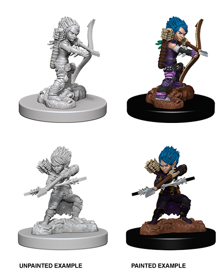 Pathfinder Battles Unpainted Minis - Female Gnome Rogue | Galactic Gamez