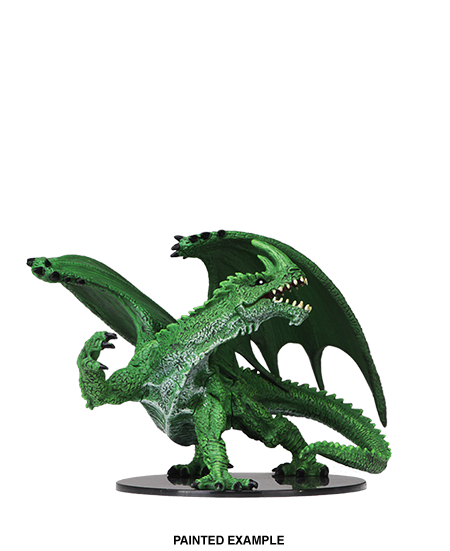 Pathfinder Battles Unpainted Minis - Gargantuan Green Dragon | Galactic Gamez